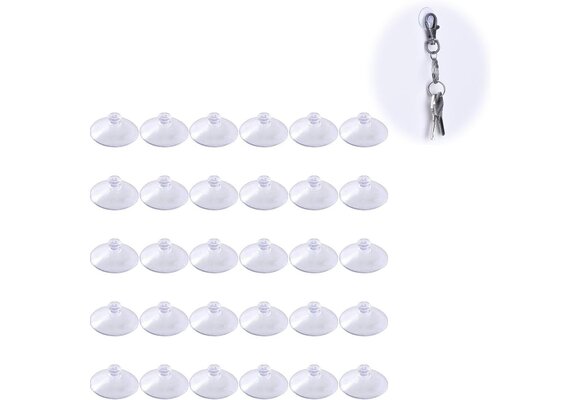 Zuignap - 40mm - met dwarsgat 5mm - 30 stuks