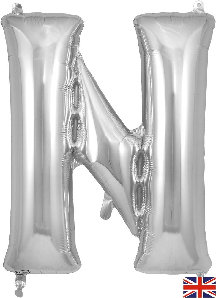 Letter Silver - 034"/86cm - N