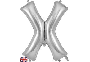 Letter Silver - X - Oaktree  34 inch