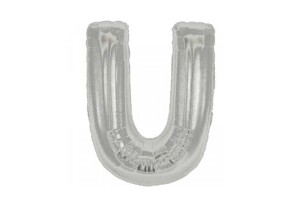 SALE > Letter Silver - U - NS34"/86cm