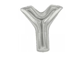 SALE > Letter Silver - Y - NS34"/86cm