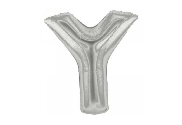 SALE > Letter Silver - Y - NS34"/86cm