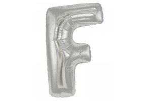 SALE > Letter Silver - F - NS34"/86cm
