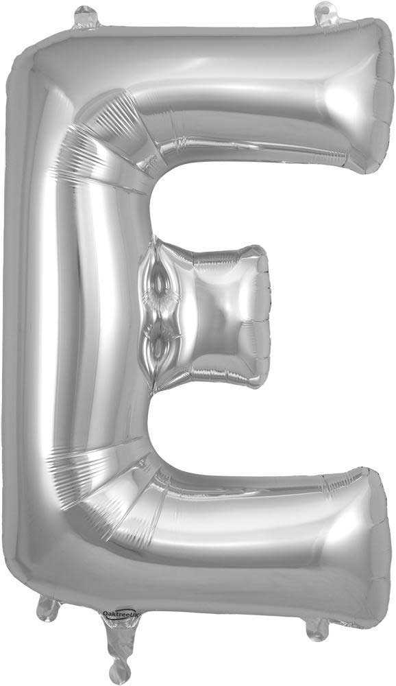 Letter Silver - E - Oaktree  34 inch