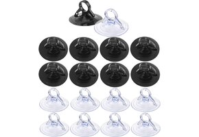 Zuignap - 4,5 cm - incl haak - 60 stuks