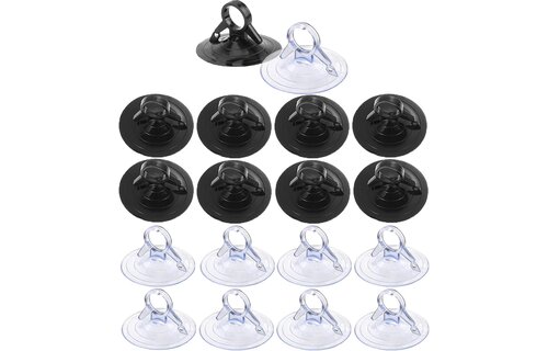 Suction cup - 4.5 cm - incl. hook - 60 pieces