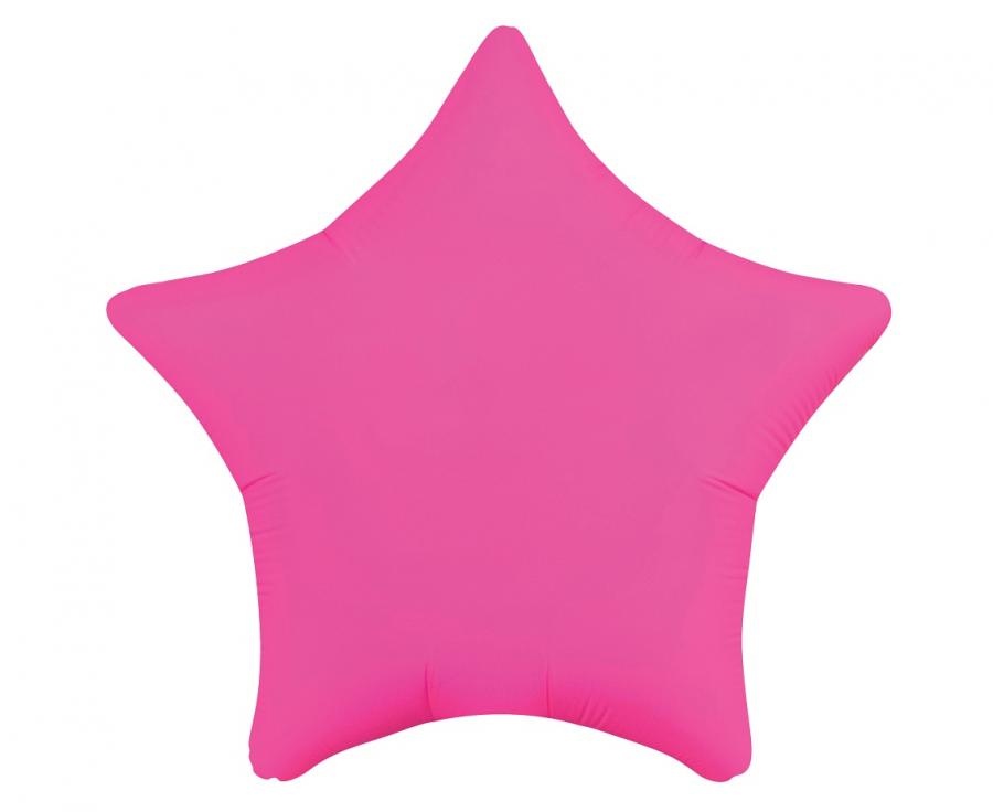 Star - Neon Fuchsia - 19 inch
