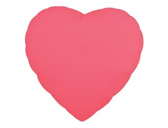 Heart - Neon Red - 18 inch