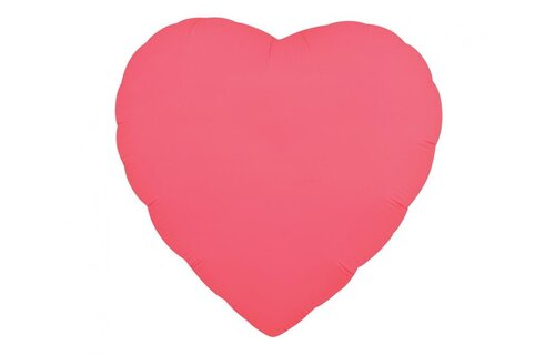 Heart - Neon Red - 18 inch