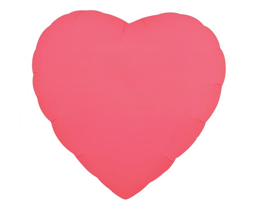 Heart - Neon Red - 18 inch