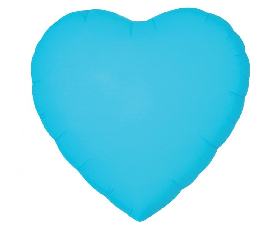 Heart - Neon Blue - 18 inch