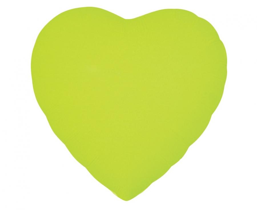 Heart - Neon Yellow - 18 inch