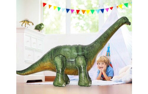 Brachiosaurus - 213x86x129 cm - incl handpomp
