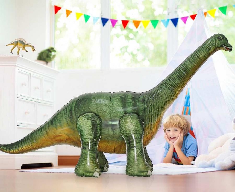 Brachiosaurus - 213x86x129 cm - incl handpomp