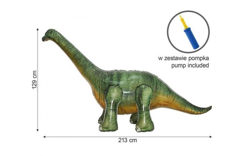 Brachiosaurus - 213x86x129 cm - incl handpomp