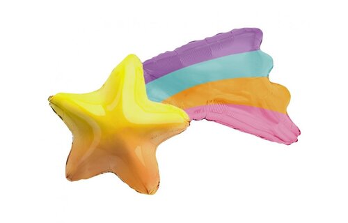 Shooting Star - Rainbow - 75 x 56 cm