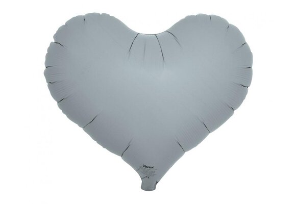 Heart JELLY - Blue Grey - 14 inch - 5 stuks