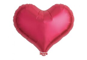 Heart JELLY - Metallic Red - 14 inch - 5 stuks