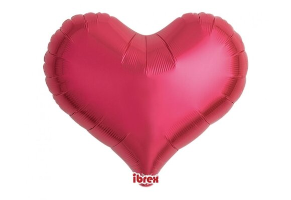 Heart JELLY - Metallic Red - 14 inch - 5 stuks