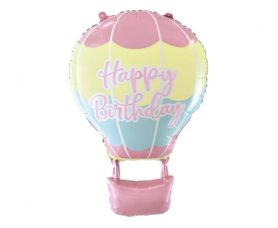 Happy Birthday - Hot Air Balloon - 40x60 cm