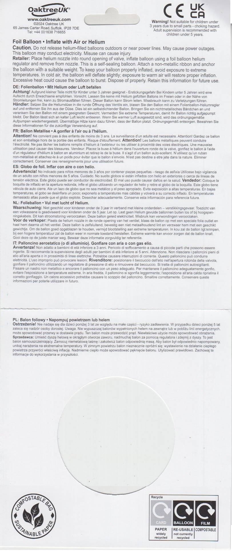 Letter Silver - H  - Oaktree  34 inch