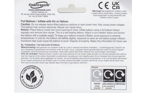 Star - Matte Blue - 9inch - package 5 count - with valve