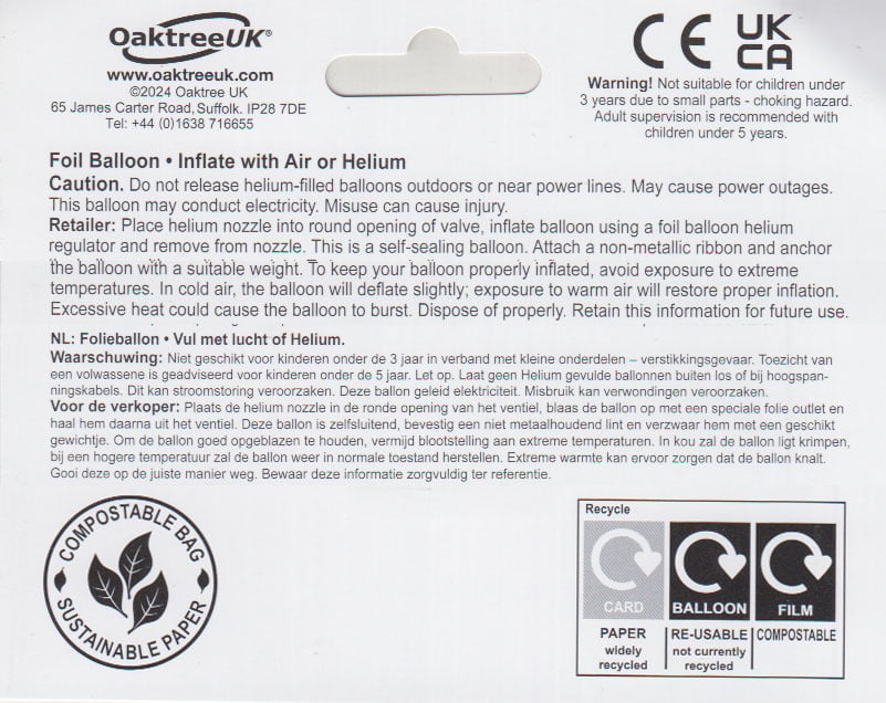 Star - Matte Pink - 9inch - package 5 count - with valve