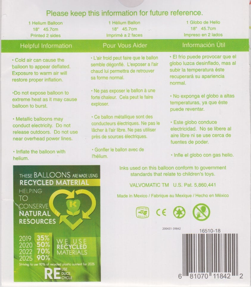 ECO - Heart Happy Valentines Day - K18"