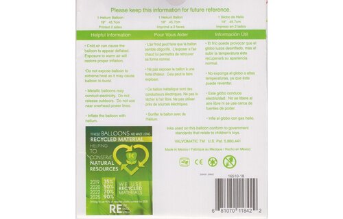 Balloon Weights - Balloons - Primary - 10 Gram - 100 stuks