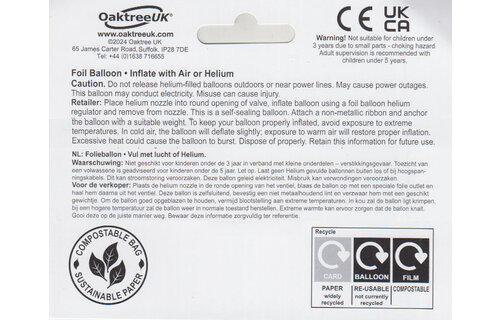 Sparkling Fizz - 50 - White/Rose Gold - 18 inch - Oaktree