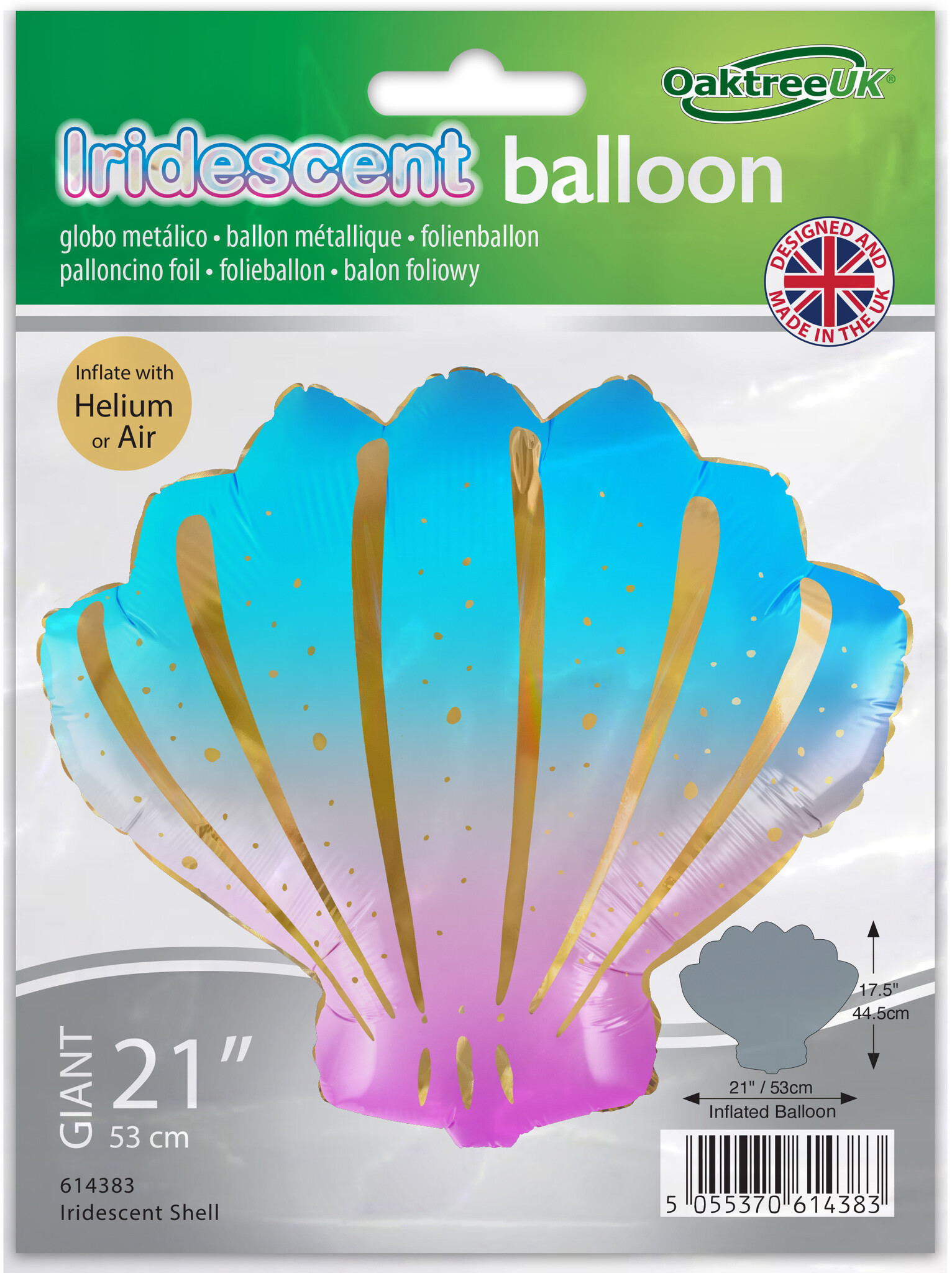 Sea Shell - Ombre - 21 inch - Oaktree