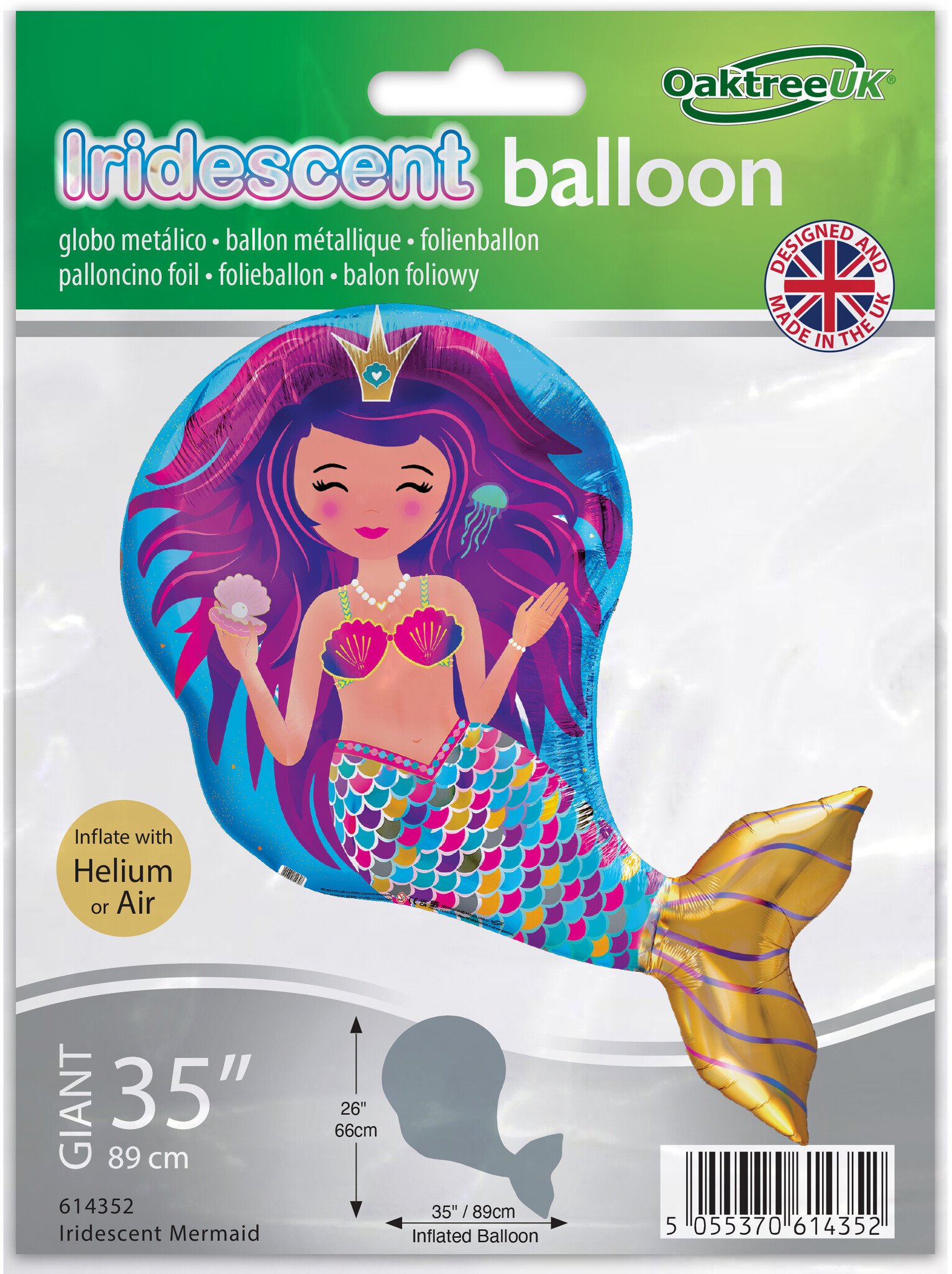 Mermaid - 35 x 26 inch - Oaktree