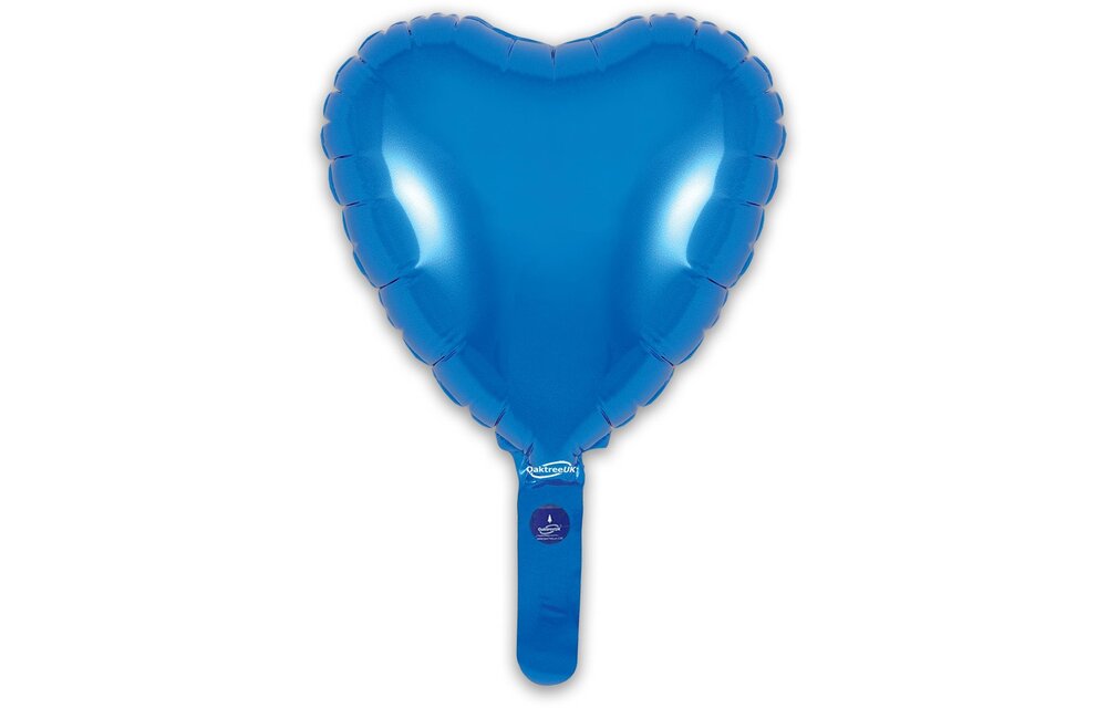 Heart - Blue - 9inch - packed 5 pieces - self sealing
