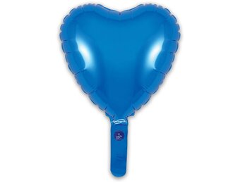 Heart - Blue - 9inch - verpakt 5stks - zelfsluitend