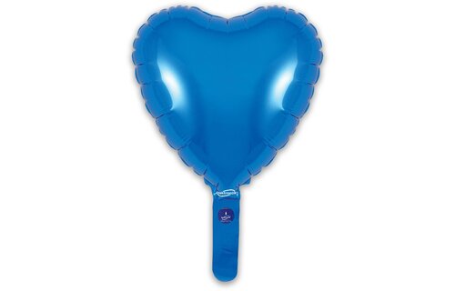 Heart - Blue - 9inch - packed 5 pieces - self sealing