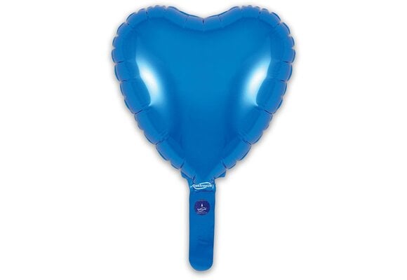 Heart - Blue - 9inch - packed 5 pcs - self sealing