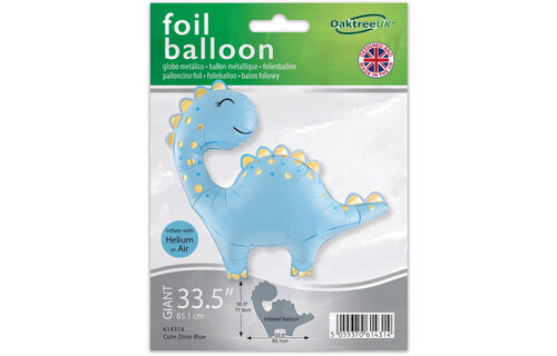 Cute Dino - Blue - 33.5 inch - Oaktree