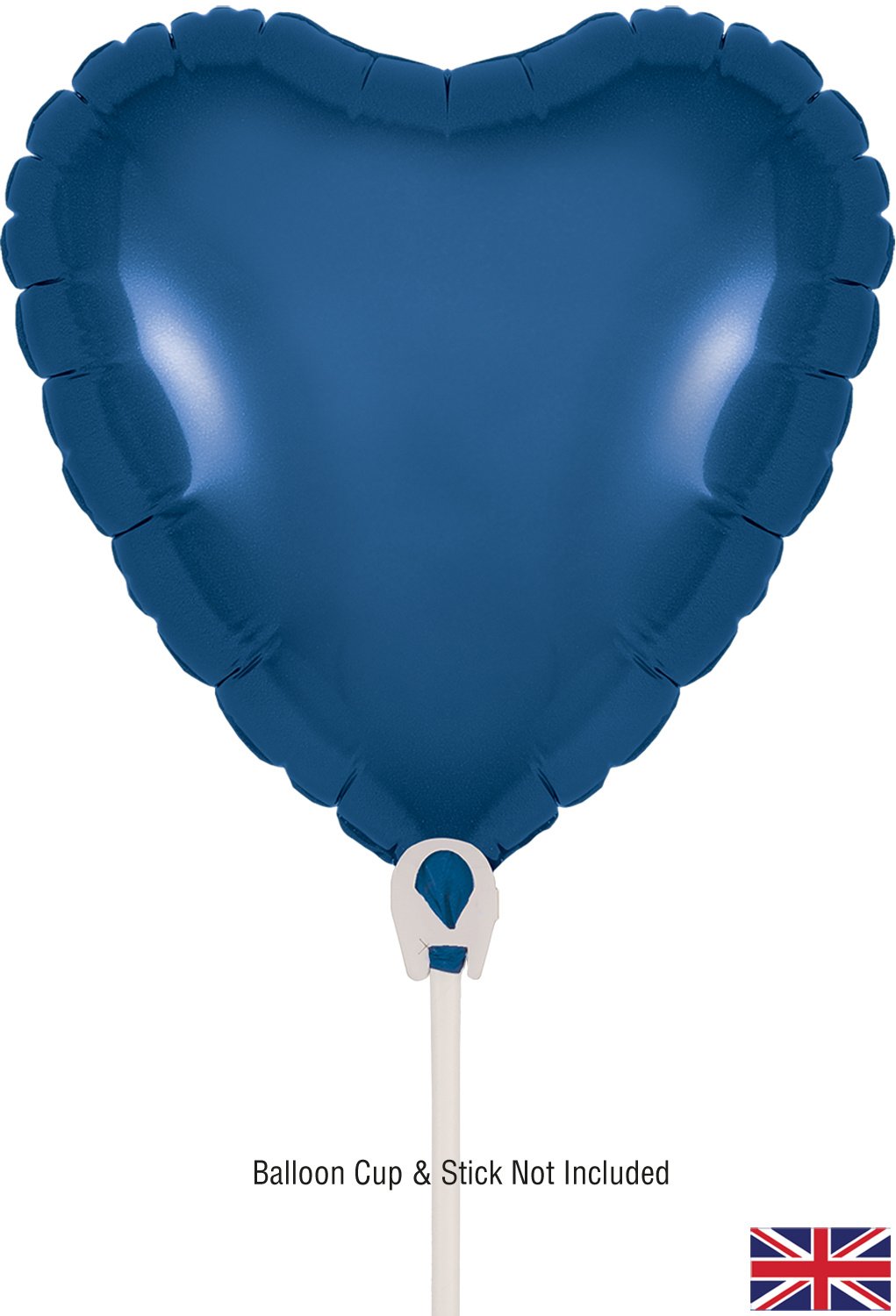 Heart - Navy Blue - 9inch - verpakt 5stks - zelfsluitend