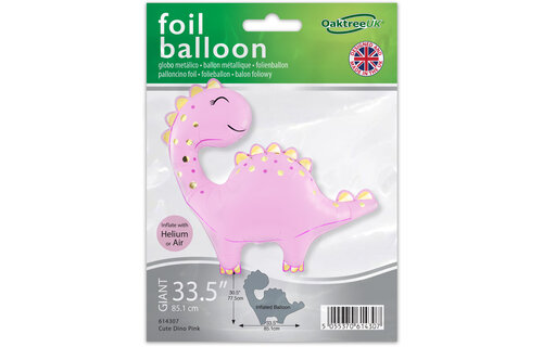 Cute Dino - Pink - 33.5 inch - Oaktree