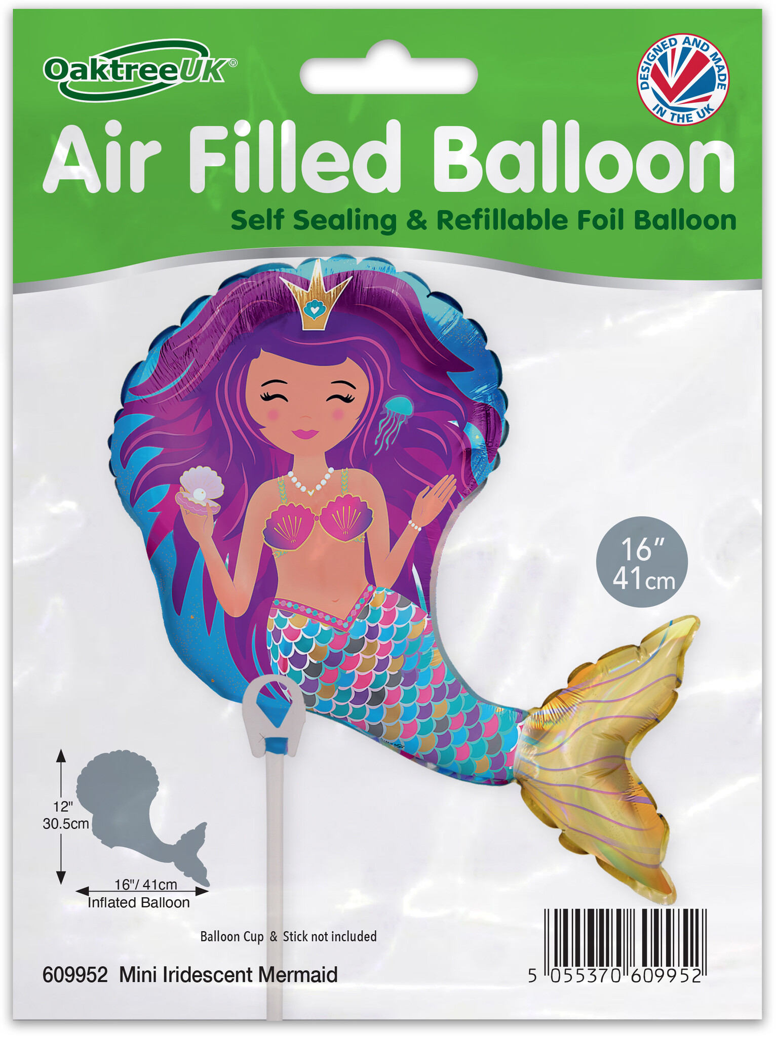 MICRO - Mermaid - Oak - 16 inch - zelfsluitend