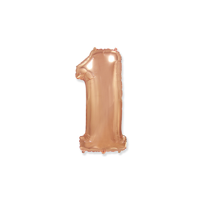 Cijfer Rose Gold - 1 - 14 inch - Flex - zelfsluitend