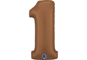 Cijfer Satin Chocolate 1 - G40"/101cm