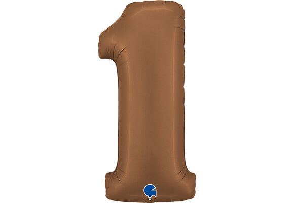 Cijfer Satin Chocolate 1 - G40"/101cm