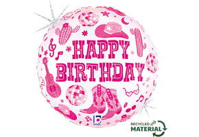 Birthday - Disco Cow Girl - 18 inch - Betallic