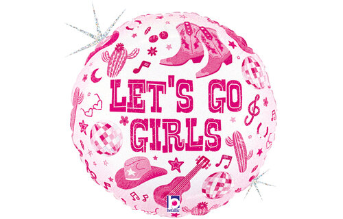 Birthday - Disco Cow Girl - 18 inch - Betallic