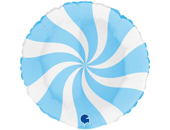 Candy Swirl - Matte Blue - 18 inch - Grabo