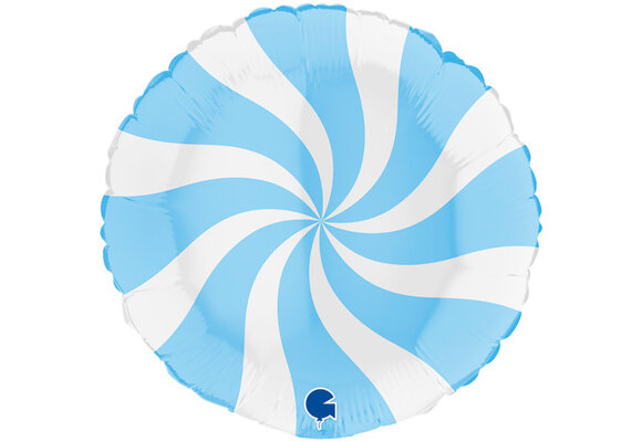 Candy Swirl - Matte Blue - 18 inch - Grabo