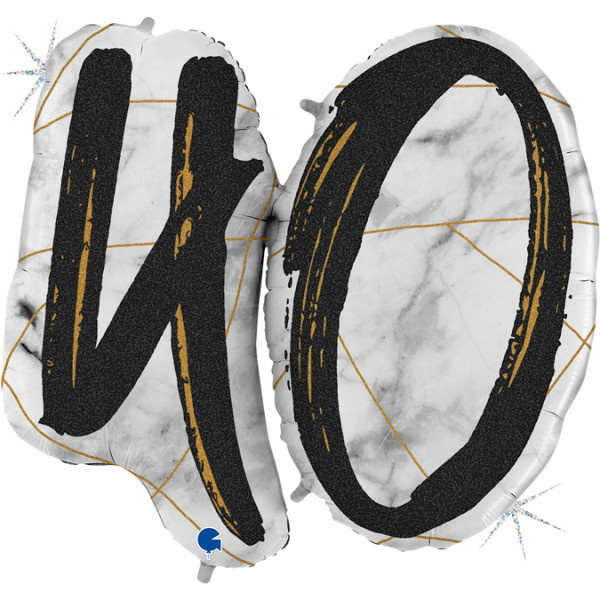 Marble Black - Number 40 - 36 inch - Grabo