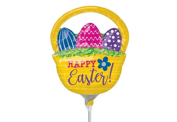 MICRO - Easter Basket with Eggs - 14 inch - Anagram