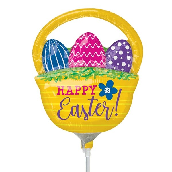 MICRO - Easter Basket with Eggs - 14 inch - Anagram